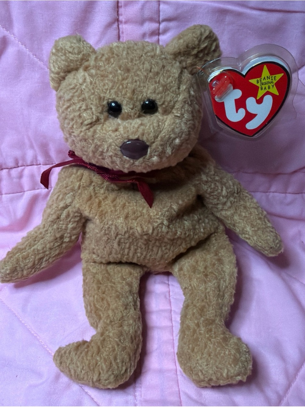 Ty Beanie Babies Curly The Bear Plush Toy - 4052
